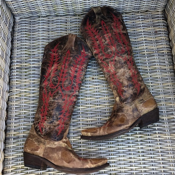 Old Gringo Mayra Camo Boots 9 Cowboy Western NEW - Picture 11 of 16